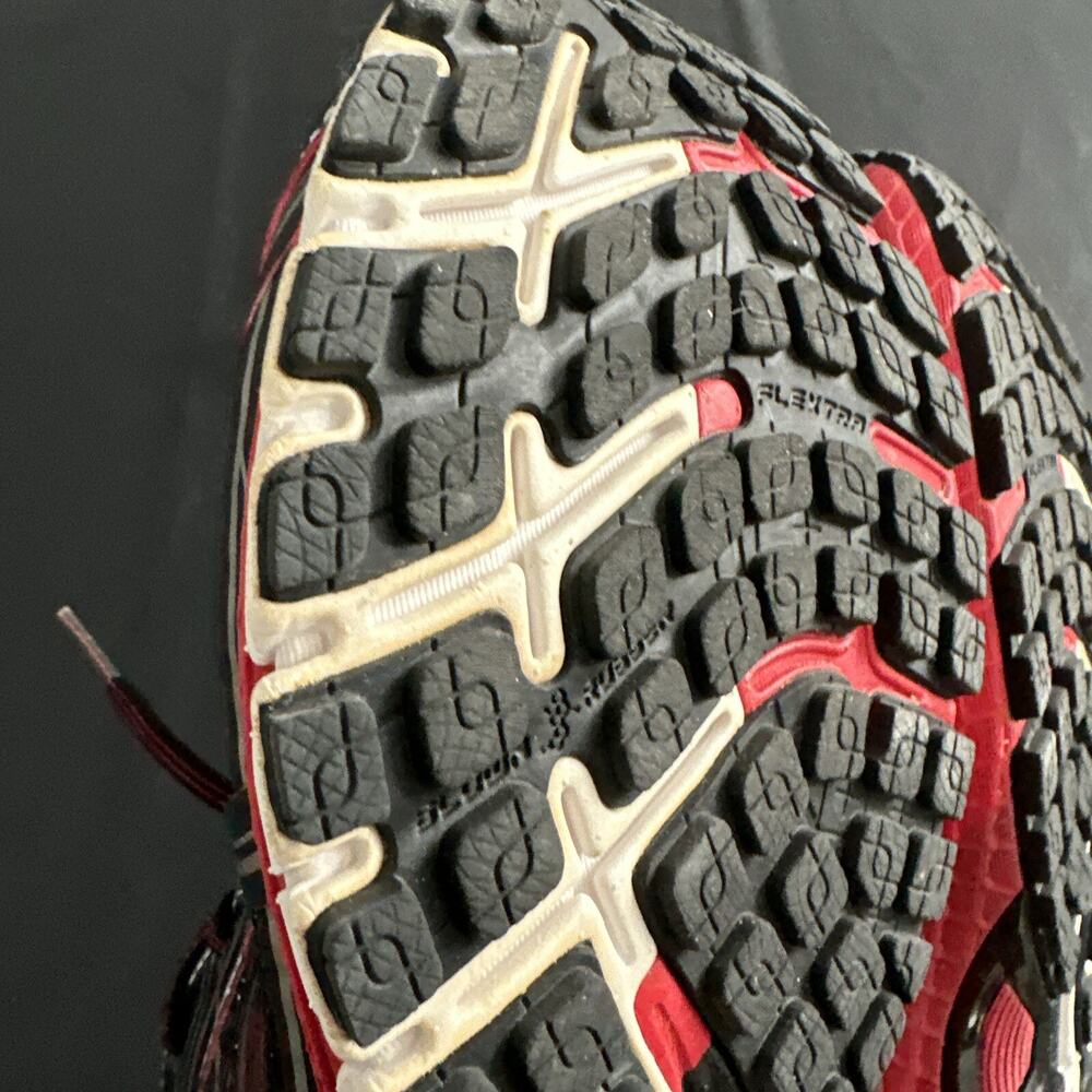 Brooks adrenaline GTS 1S Running Shoes Trainers Sz 10 D Red Black - 340 - Picture 6 of 13